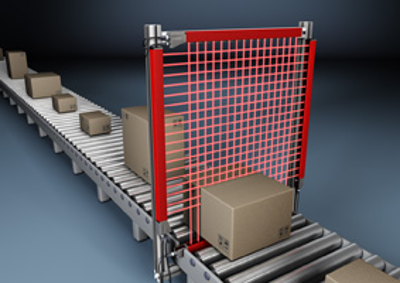 Sistema de lectura de cajas por medio de barreras de medición.